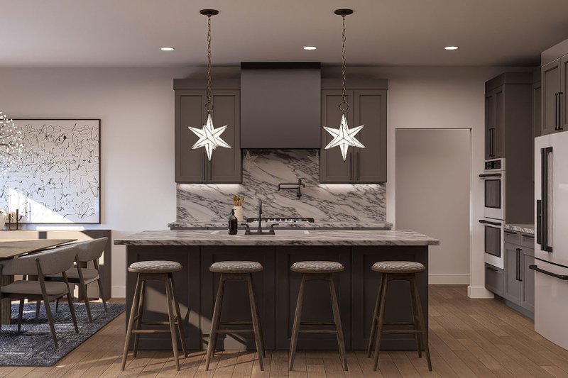 House Design - Interior - Kitchen for Modern House Plan #455-302 - 3 bed, 2 bath