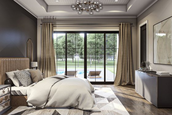 Interior - Master Bedroom 1 for Modern House Plan #455-443 - 3 bed, 2.5 bath