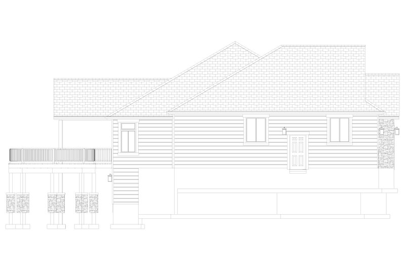 Architectural House Design - Exterior - Other Elevation 1 for Craftsman House Plan #1060-265 - 3 bed, 2.5 bath