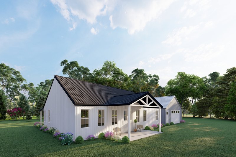 House Blueprint - Exterior - Other Elevation for Barndominium House Plan #1107-31 - 3 bed, 2 bath