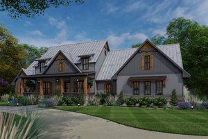 Exterior - Other Elevation for Farmhouse House Plan #120-277 - 3 bed, 2.5 bath