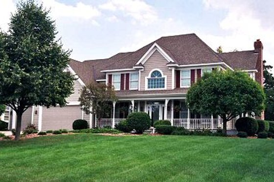 Exterior - Front Elevation for Country House Plan #51-339 - 3 bed, 2.5 bath