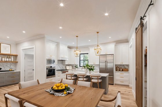 Interior - Dining Room for Farmhouse House Plan #1074-111 - 4 bed, 2 bath