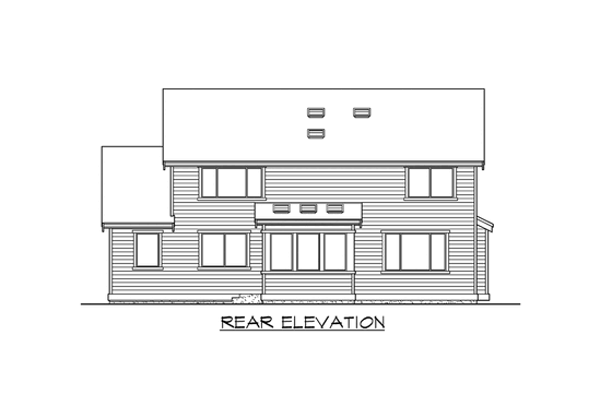 Exterior - Other Elevation 4 for Craftsman House Plan #132-128 - 3 bed, 2.5 bath