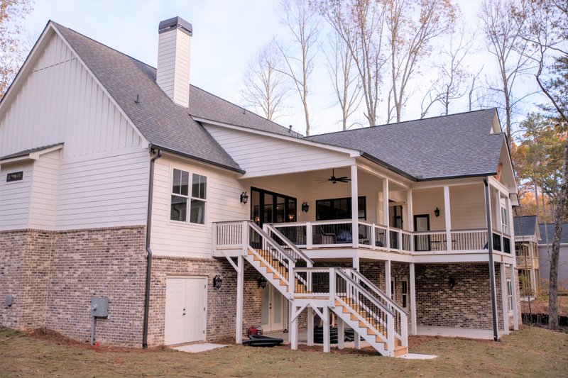 Architectural House Design - Farmhouse Plan 927-980 Back