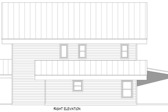 Exterior - Other Elevation 1 for Modern House Plan #932-657 - 3 bed, 2.5 bath