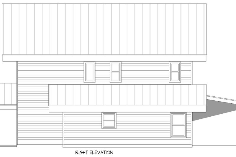 Architectural House Design - Exterior - Other Elevation 1 for Modern House Plan #932-657 - 3 bed, 2.5 bath