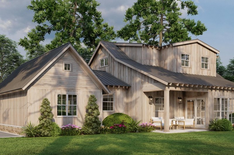 Architectural House Design - Exterior - Other Elevation 1 for Cottage House Plan #923-418 - 3 bed, 3.5 bath