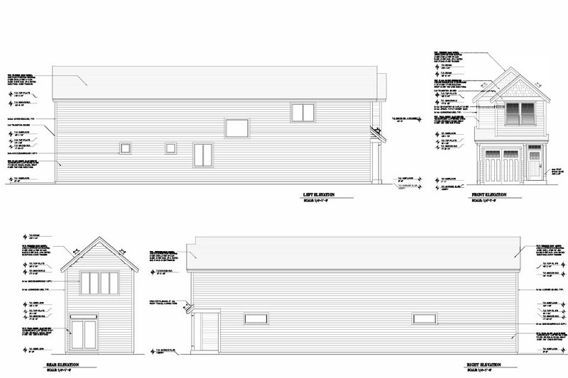 House Design - Exterior - Other Elevation for Craftsman House Plan #53-762 - 3 bed, 2.5 bath