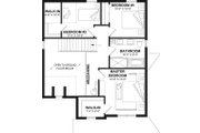 European Style House Plan - 3 Beds 1.5 Baths 1496 Sq/Ft Plan #23-281 