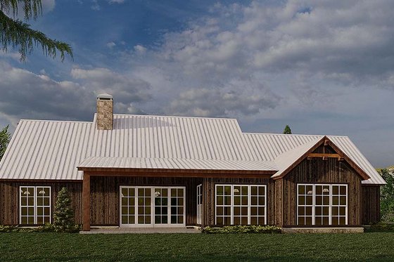 Exterior - Other Elevation 3 for Farmhouse House Plan #923-181 - 4 bed, 2.5 bath