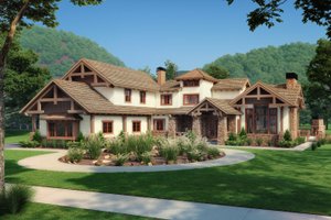 House Blueprint - Traditional Exterior - Front Elevation Plan #942-65