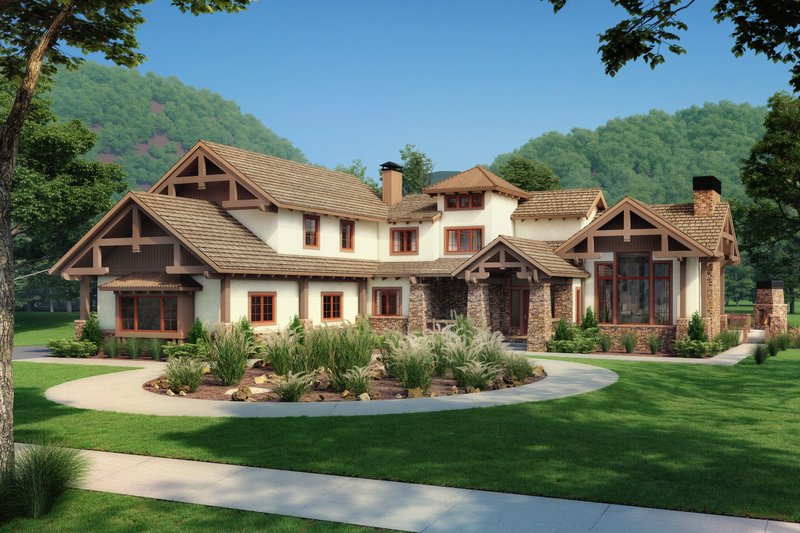 Architectural House Design - Traditional Exterior - Front Elevation Plan #942-65
