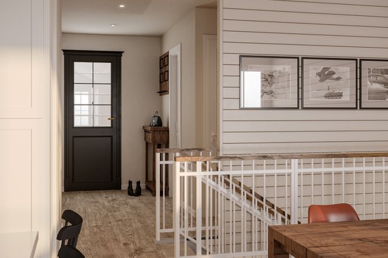 Interior - Entry for Farmhouse House Plan #23-2773 - 4 bed, 3 bath