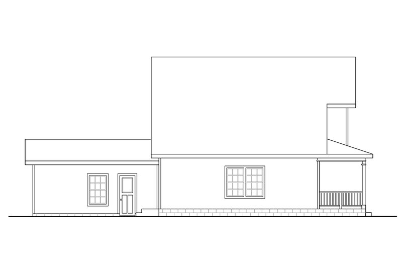 Home Plan - Exterior - Other Elevation for Cottage House Plan #124-380 - 3 bed, 2.5 bath