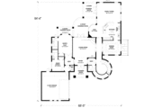 Mediterranean Style House Plan - 5 Beds 5.5 Baths 4375 Sq/Ft Plan #420-154 