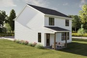 Farmhouse Style House Plan - 3 Beds 2.5 Baths 1920 Sq/Ft Plan #455-599 Exterior 