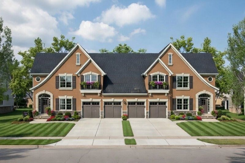 Home Plan - European Exterior - Front Elevation Plan #20-1352