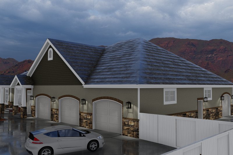 Architectural House Design - Exterior - Front Elevation 5 for Craftsman House Plan #1060-237 - 2 bed, 3 bath