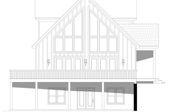Exterior - Other Elevation for Traditional House Plan #932-665 - 3 bed, 2.5 bath