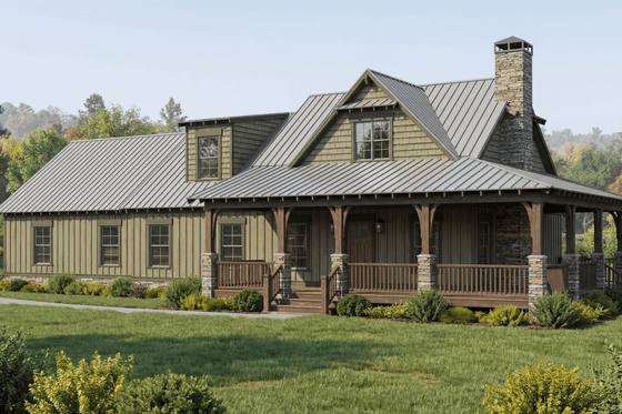 Exterior - Other Elevation for Cottage House Plan #923-454 - 3 bed, 2.5 bath