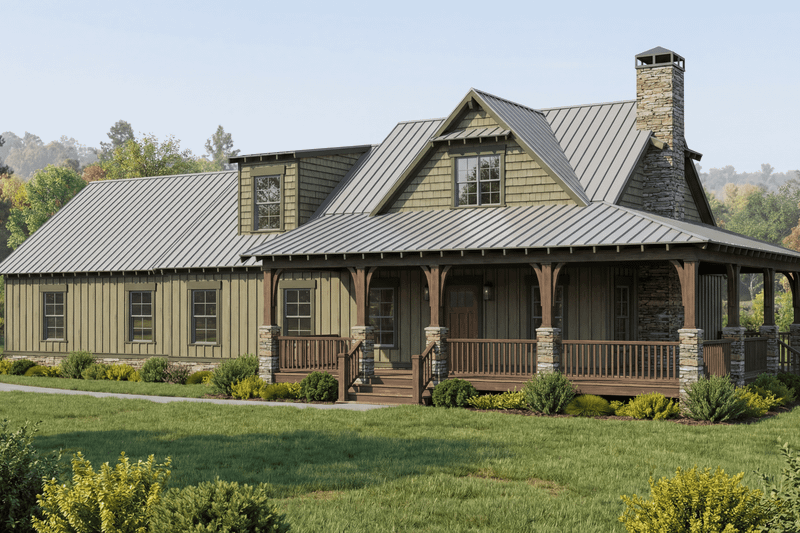 Architectural House Design - Exterior - Other Elevation for Cottage House Plan #923-454 - 3 bed, 2.5 bath