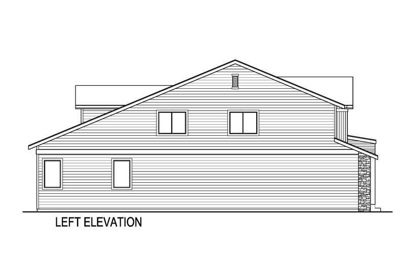 Home Plan - Exterior - Other Elevation for Contemporary House Plan #569-54 - 4 bed, 3.5 bath