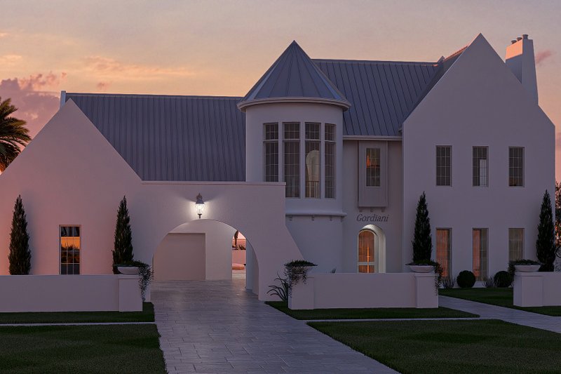 Dream House Plan - Exterior - Other Elevation for Beach House Plan #455-810 - 5 bed, 7 bath