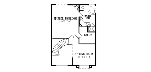 Mediterranean Floor Plan - Upper Floor Plan #1-622