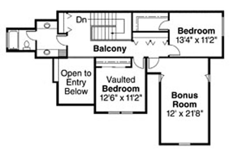 House Plan Design - Floor Plan - Upper Floor House Plan #124-716 - 3 bed, 2.5 bath