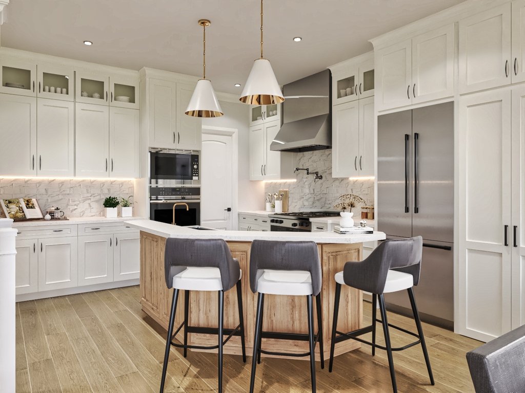 Interior - Kitchen for Traditional House Plan #54-710 - 4 bed, 4 bath