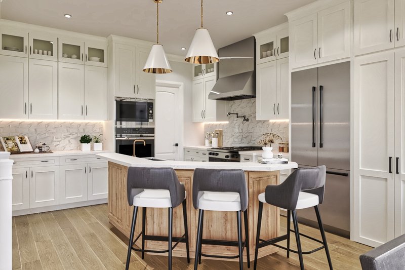 Architectural House Design - Interior - Kitchen for Traditional House Plan #54-710 - 4 bed, 4 bath