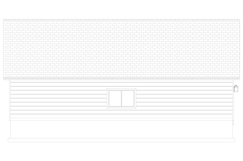 House Blueprint - Exterior - Other Elevation 1 for Traditional House Plan #1060-331, 0 bath