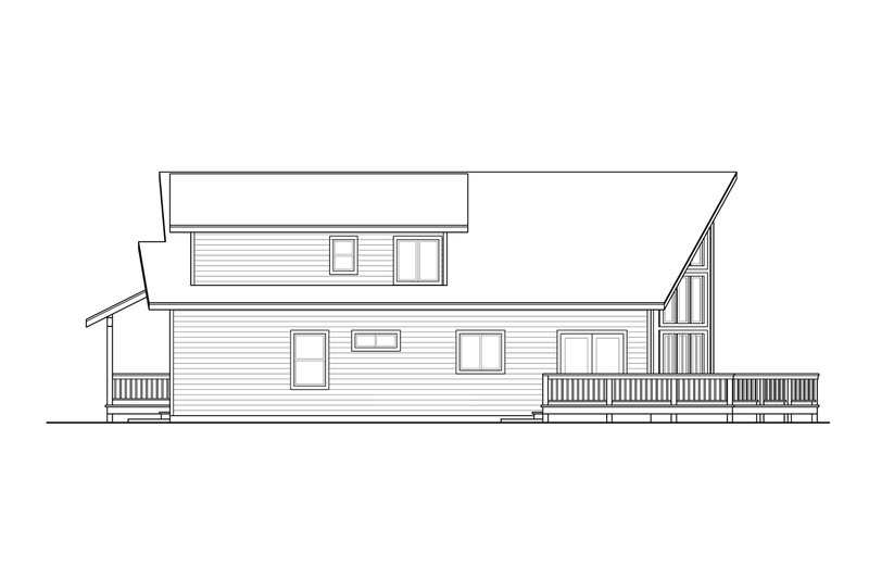 Architectural House Design - Exterior - Other Elevation 1 for Cottage House Plan #124-1130 - 3 bed, 2 bath