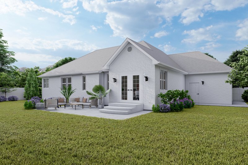 House Design - Exterior - Rear Elevation for Traditional House Plan #1060-226 - 3 bed, 2 bath