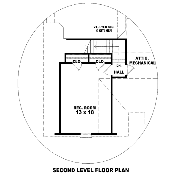 European Floor Plan - Other Floor Plan #81-1500