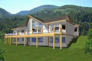 Contemporary Exterior - Front Elevation Plan #112-138