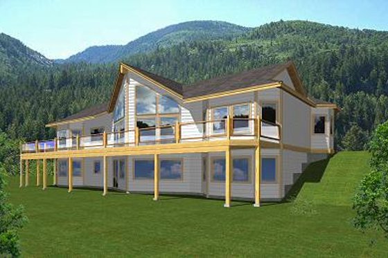 Exterior - Front Elevation for Contemporary House Plan #112-138 - 3 bed, 2.5 bath