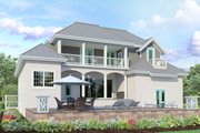 Cottage Style House Plan - 5 Beds 3.5 Baths 3719 Sq/Ft Plan #930-549 Exterior 
