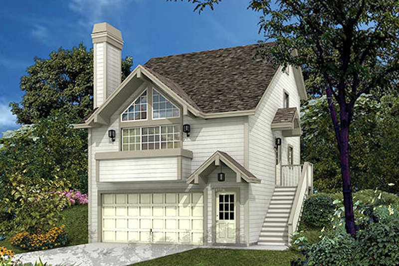Traditional Style House Plan - 3 Beds 2 Baths 1332 Sq/Ft Plan #57-300