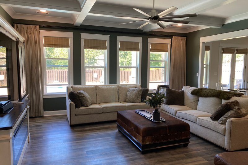 Architectural House Design - Interior - Family Room for Craftsman House Plan #63-418 - 4 bed, 3 bath
