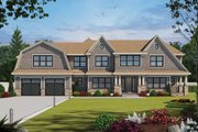 Colonial Style House Plan - 4 Beds 4.5 Baths 4352 Sq/Ft Plan #20-2442 