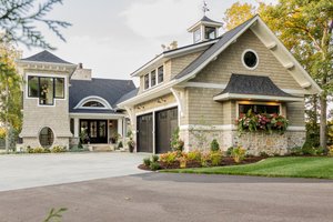 Cottage Exterior - Front Elevation Plan #928-404