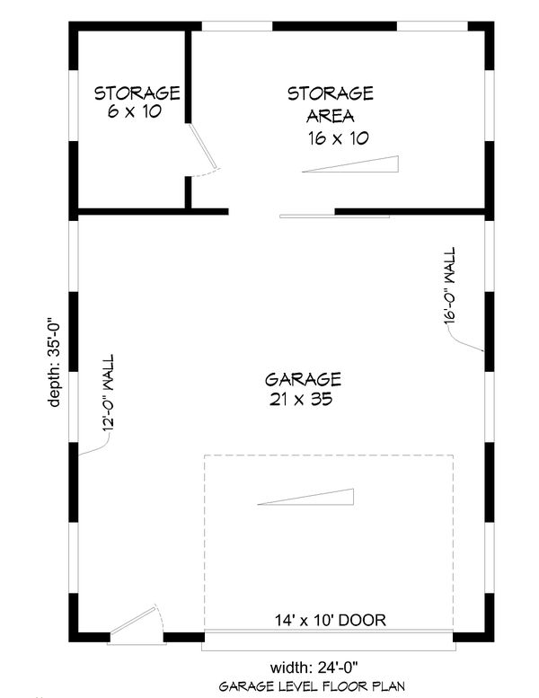 Architectural House Design - Contemporary Floor Plan - Main Floor Plan #932-284