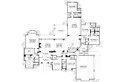 Mediterranean Style House Plan - 5 Beds 5 Baths 4528 Sq/Ft Plan #80-213 