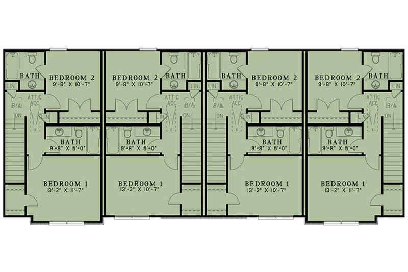 Country Style House Plan - 8 Beds 8 Baths 4112 Sq/Ft Plan #17-3421 ...