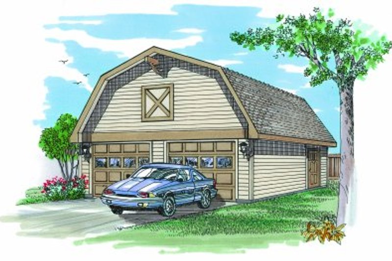 Architectural House Design - Traditional Exterior - Front Elevation Plan #47-494