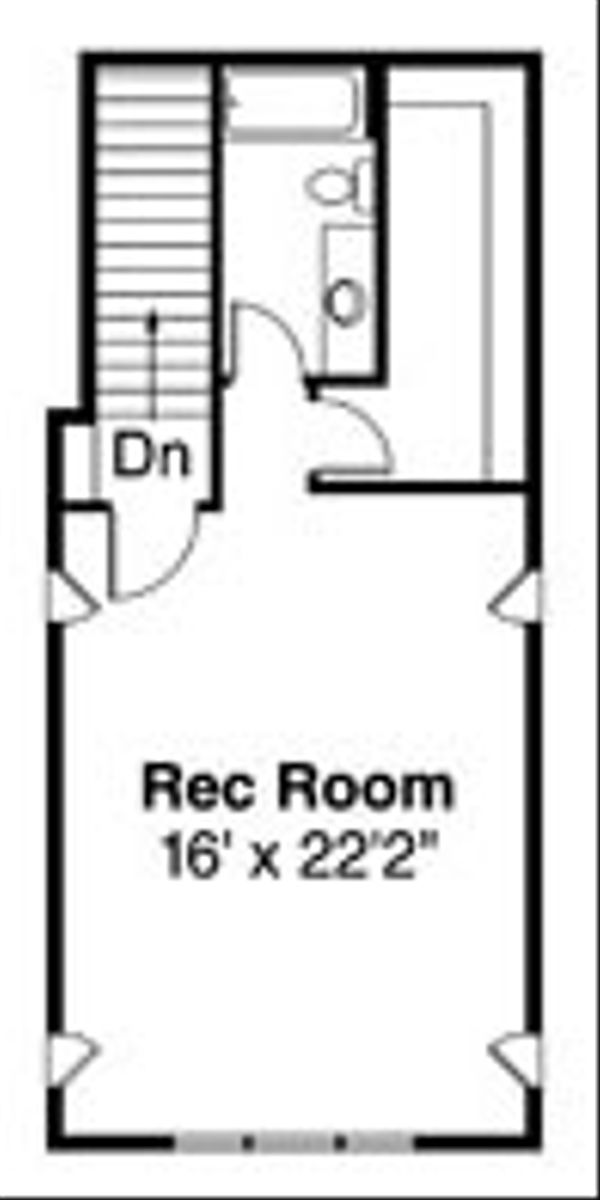 House Plan Design - European Floor Plan - Upper Floor Plan #124-741