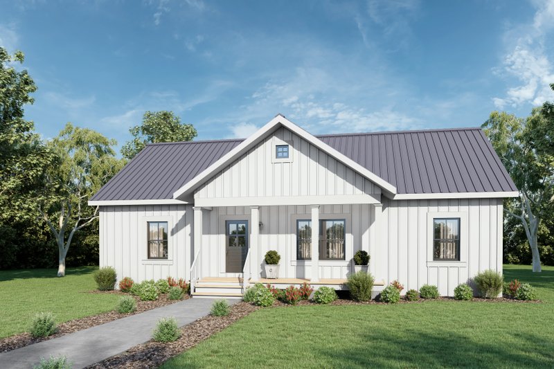 House Plan Design - Cottage Exterior - Front Elevation Plan #44-247