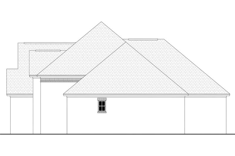 House Plan Design - Exterior - Other Elevation 1 for European House Plan #430-94 - 3 bed, 2 bath
